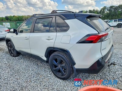 Drugie zdjęcie samochodu z przodu: 2019 TOYOTA RAV4 HYBRID XSE VIN:JTMEWRFV7KJ009822 - miniatura