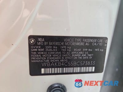 Zdjęcie 12 z 12 samochodu: 2011 BMW 740 LI VIN:WBAKB4C55BC573833 - miniatura