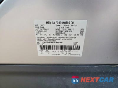 Zdjęcie 14 z 14 samochodu: 2018 FORD EXPLORER POLICE INTERCEPTOR VIN:1FM5K8AR8JGA46160 - miniatura