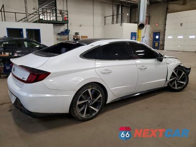 Trzecie zdjęcie samochodu z tyłu: 2022 HYUNDAI SONATA SEL PLUS VIN:KMHL44J20NA212449 - miniatura