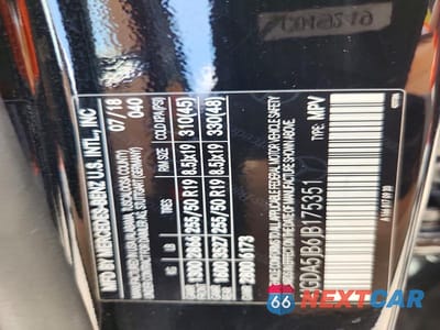 Zdjęcie 13 z 13 samochodu: 2018 MERCEDES-BENZ GLE 350 VIN:4JGDA5JB6JB175351 - miniatura