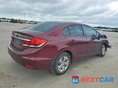Trzecie zdjęcie samochodu z tyłu: 2014 HONDA CIVIC LX VIN:19XFB2F54EE009527 - miniatura