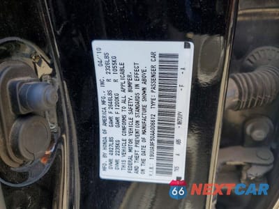 Zdjęcie 12 z 12 samochodu: 2010 ACURA TL VIN:19UUA9F50AA006612 - miniatura