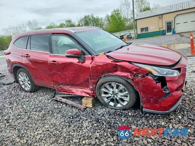 Czwarte zdjęcie samochodu z boku: 2020 TOYOTA HIGHLANDER LIMITED VIN:5TDDZRBH4LS022602 - miniatura