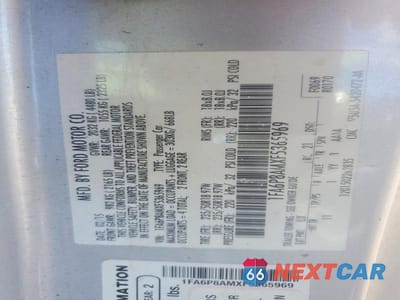 Zdjęcie 12 z 12 samochodu: 2015 FORD MUSTANG VIN:1FA6P8AMXF5365969 - miniatura
