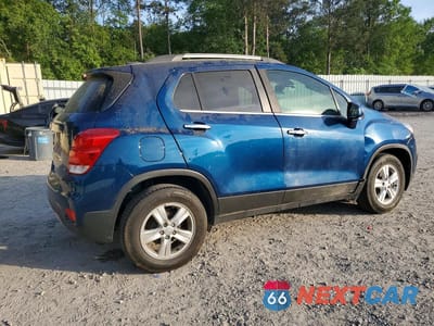 Trzecie zdjęcie samochodu z tyłu: 2019 CHEVROLET TRAX 1LT VIN:3GNCJLSB2KL336854 - miniatura