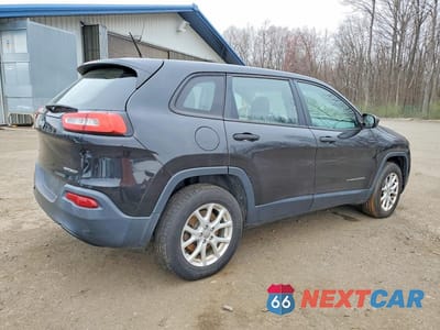 Trzecie zdjęcie samochodu z tyłu: 2014 JEEP CHEROKEE SPORT VIN:1C4PJMAB8EW140269 - miniatura