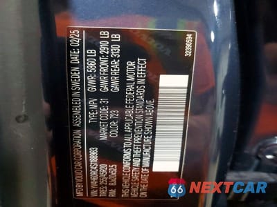 Zdjęcie 14 z 14 samochodu: 2025 VOLVO XC60 PLUS VIN:YV4H60RC4S1188983 - miniatura