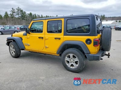 Drugie zdjęcie samochodu z przodu: 2018 JEEP WRANGLER UNLIMITED SPORT VIN:1C4HJXDN4JW318975 - miniatura