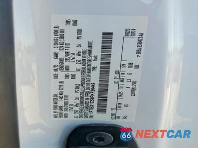 Zdjęcie 12 z 12 samochodu: 2023 FORD F150 SUPER CAB VIN:1FTEX1C54PKF26449 - miniatura