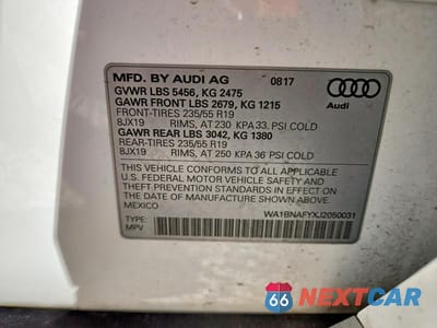 Zdjęcie 14 z 14 samochodu: 2018 AUDI Q5 PREMIUM PLUS VIN:WA1BNAFYXJ2050031 - miniatura