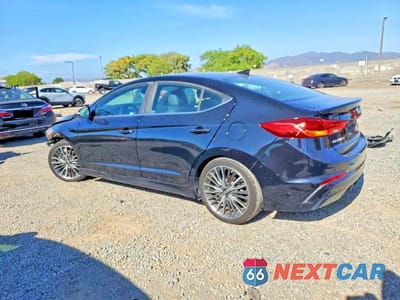 Drugie zdjęcie samochodu z przodu: 2018 HYUNDAI ELANTRA SPORT VIN:KMHD04LB3JU520026 - miniatura
