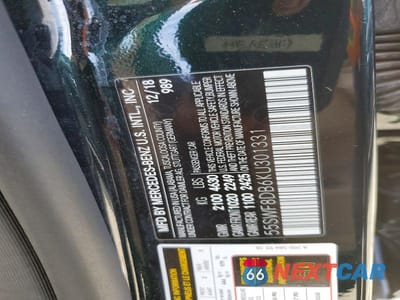 Zdjęcie 12 z 12 samochodu: 2019 MERCEDES-BENZ C 300 VIN:55SWF8DB6KU301331 - miniatura
