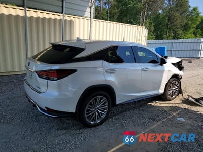 Trzecie zdjęcie samochodu z tyłu: 2022 LEXUS RX 450H VIN:2T2JGMDA7NC092775 - miniatura