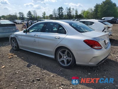 Drugie zdjęcie samochodu z przodu: 2017 MERCEDES-BENZ C 300 4MATIC VIN:WDDWF4KB3HR217246 - miniatura