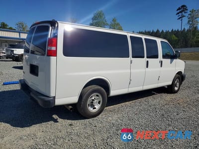 Trzecie zdjęcie samochodu z tyłu: 2023 CHEVROLET EXPRESS G3500 LS VIN:1GAZGNFP2P1104166 - miniatura