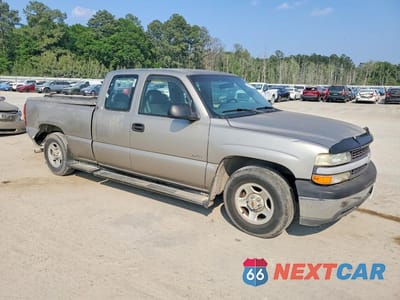 Czwarte zdjęcie samochodu z boku: 1999 CHEVROLET SILVERADO C1500 VIN:2GCEC19W1X1281928 - miniatura