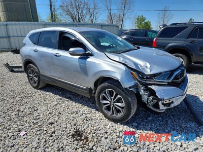 Czwarte zdjęcie samochodu z boku: 2021 HONDA CR-V EXL VIN:5J6RW2H86ML019047 - miniatura