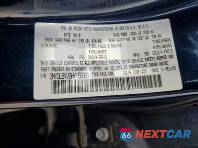 Zdjęcie 13 z 13 samochodu: 2017 TOYOTA YARIS IA BASE VIN:3MYDLBYV9HY156951 - miniatura