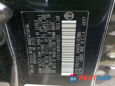 Zdjęcie 12 z 12 samochodu: 2023 TOYOTA CAMRY LE VIN:4T1C11AK9PU130213 - miniatura