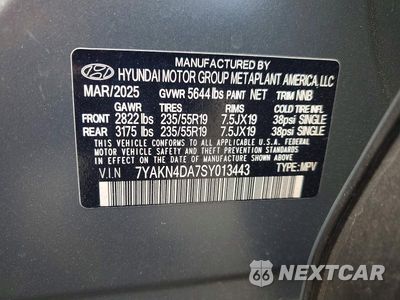 Zdjęcie 12 z 12 samochodu: 2025 HYUNDAI IONIQ 5 VIN:7YAKN4DA7SY013443 - miniatura