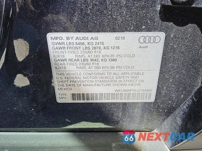 Zdjęcie 13 z 13 samochodu: 2018 AUDI Q5 PREMIUM VIN:WA1ANAFY5J2144992 - miniatura
