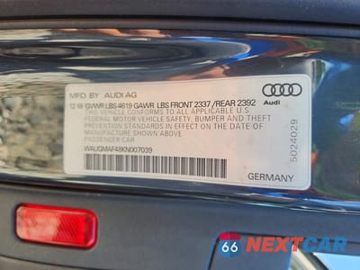 Zdjęcie 12 z 12 samochodu: 2019 AUDI A4 PREMIUM VIN:WAUGMAF48KN007039 - miniatura