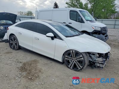Czwarte zdjęcie samochodu z boku: 2022 MERCEDES-BENZ EQS SEDAN 450+ VIN:W1KCG2DB7NA005803 - miniatura