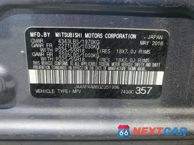 Zdjęcie 12 z 12 samochodu: 2016 MITSUBISHI OUTLANDER SPORT SEL VIN:JA4AP4AW6GZ051996 - miniatura