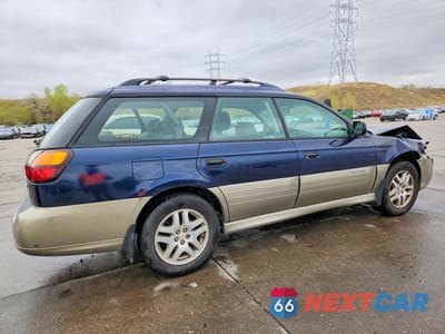 Trzecie zdjęcie samochodu z tyłu: 2004 SUBARU LEGACY OUTBACK AWP VIN:4S3BH675047638865 - miniatura