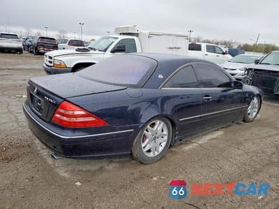 Trzecie zdjęcie samochodu z tyłu: 2002 MERCEDES-BENZ CL 500 VIN:WDBPJ75J72A020814 - miniatura