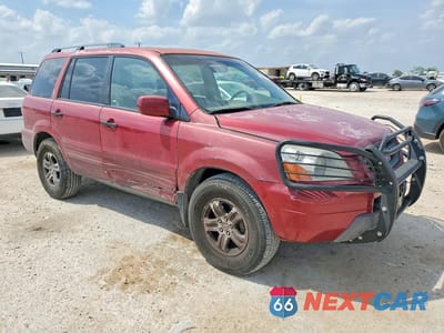 Czwarte zdjęcie samochodu z boku: 2005 HONDA PILOT EXL VIN:2HKYF18505H536710 - miniatura