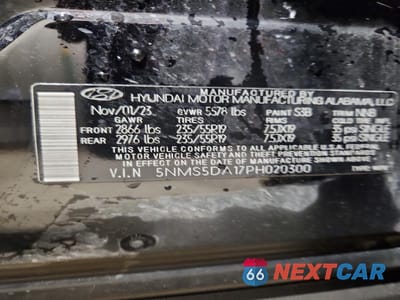 Zdjęcie 14 z 14 samochodu: 2023 HYUNDAI SANTA FE LIMITED VIN:5NMS5DA17PH020300 - miniatura