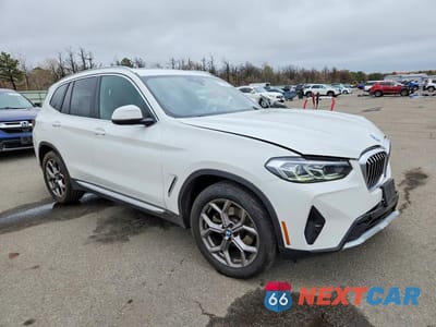 Czwarte zdjęcie samochodu z boku: 2022 BMW X3 XDRIVE30I VIN:5UX53DP04N9J86430 - miniatura