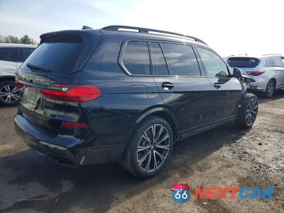 Trzecie zdjęcie samochodu z tyłu: 2020 BMW X7 M50I VIN:5UXCX6C09L9D34813 - miniatura