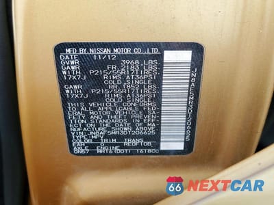 Zdjęcie 12 z 12 samochodu: 2013 NISSAN JUKE S VIN:JN8AF5MR3DT206625 - miniatura