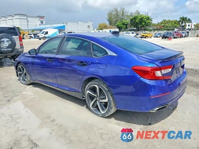 Drugie zdjęcie samochodu z przodu: 2020 HONDA ACCORD SPORT VIN:1HGCV1F35LA054447 - miniatura