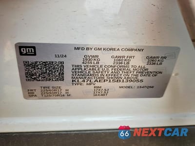 Zdjęcie 13 z 13 samochodu: 2025 BUICK ENVISTA PREFERRED VIN:KL47LAEP1SB139055 - miniatura