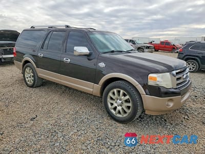 Czwarte zdjęcie samochodu z boku: 2013 FORD EXPEDITION EL XLT VIN:1FMJK1H52DEF28891 - miniatura