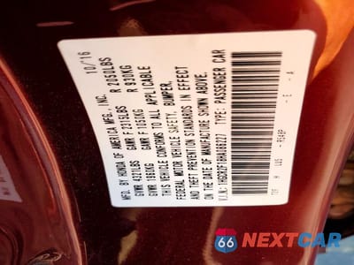 Zdjęcie 12 z 12 samochodu: 2017 HONDA ACCORD SPORT SPECIAL EDITION VIN:1HGCR2F18HA086227 - miniatura