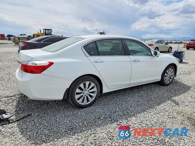 Trzecie zdjęcie samochodu z tyłu: 2013 HONDA ACCORD EXL VIN:1HGCR3F87DA035931 - miniatura