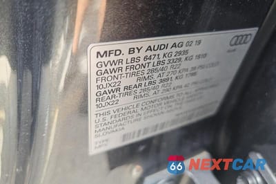 Zdjęcie 10 z 14 samochodu: 2019 AUDI Q8 PREMIUM PLUS S-LINE VIN:WA1EVAF16KD030798 - miniatura