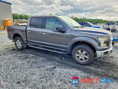 Czwarte zdjęcie samochodu z boku: 2017 FORD F150 SUPERCREW VIN:1FTEW1EF9HFA69933 - miniatura