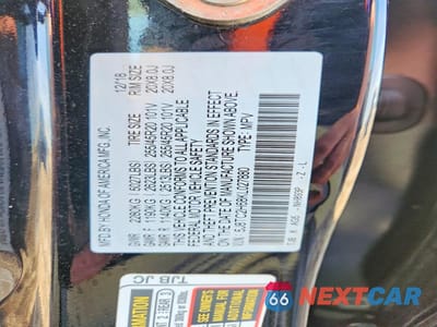 Zdjęcie 13 z 13 samochodu: 2019 ACURA RDX VIN:5J8TC2H68KL027880 - miniatura