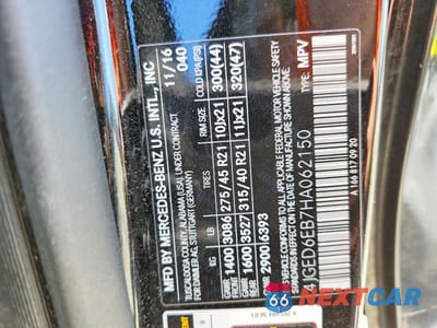 Zdjęcie 12 z 12 samochodu: 2017 MERCEDES-BENZ GLE COUPE 43 AMG VIN:4JGED6EB7HA062150 - miniatura