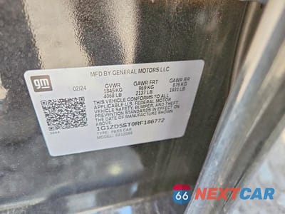 Zdjęcie 13 z 13 samochodu: 2024 CHEVROLET MALIBU LT VIN:1G1ZD5ST0RF186772 - miniatura