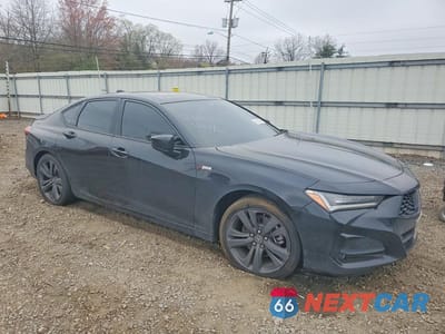 Czwarte zdjęcie samochodu z boku: 2023 ACURA TLX TECH A VIN:19UUB5F5XPA005045 - miniatura