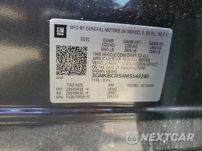 Zdjęcie 13 z 13 samochodu: 2021 CHEVROLET BLAZER 2LT VIN:3GNKBCRS4MS549280 - miniatura