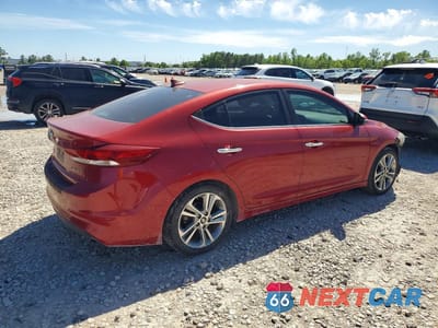 Trzecie zdjęcie samochodu z tyłu: 2017 HYUNDAI ELANTRA LIMITED VIN:KMHD84LF6HU330422 - miniatura
