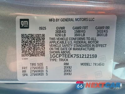 Zdjęcie 13 z 13 samochodu: 2025 CHEVROLET COLORADO TRAIL BOSS VIN:1GCPTEEK7S1212159 - miniatura